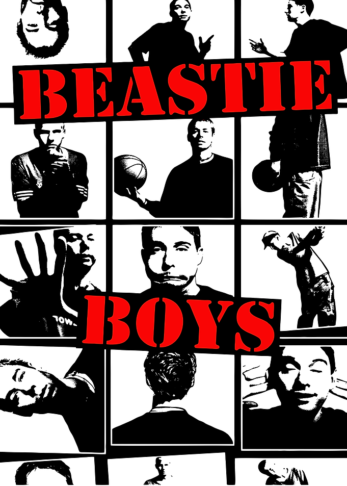 Beastie Boys Collage Poster