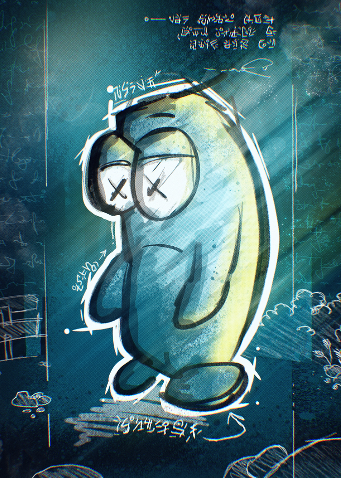 Sad Cartoon Unknown Artwork