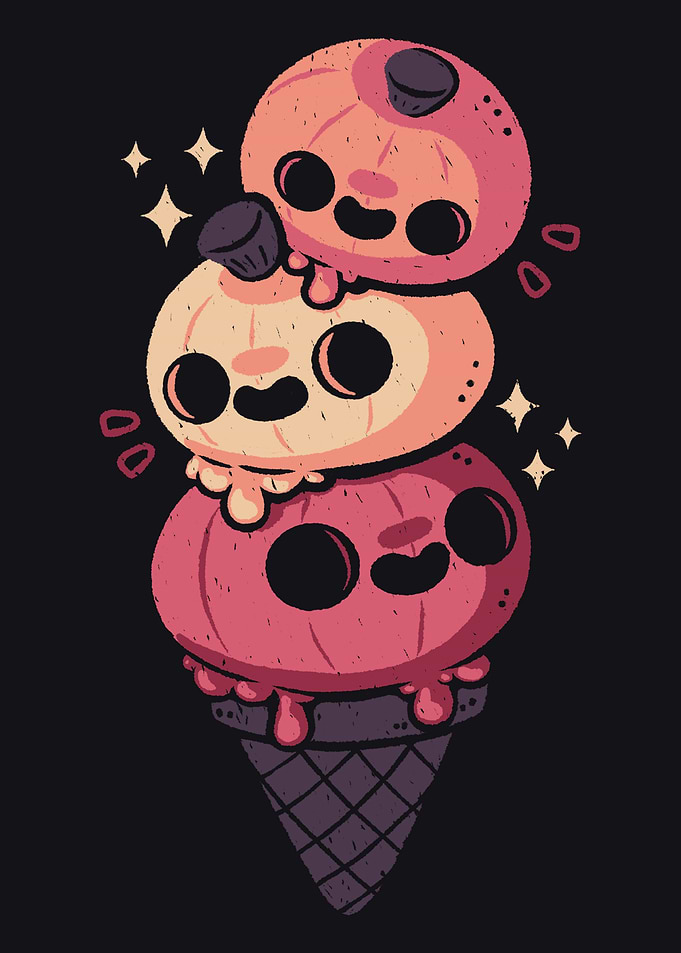 Halloween Pumpkins Ice Cream