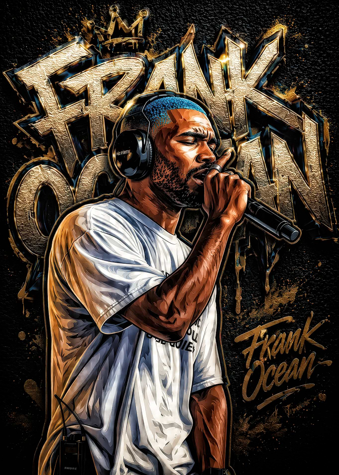 Frank Ocean Graffiti Art