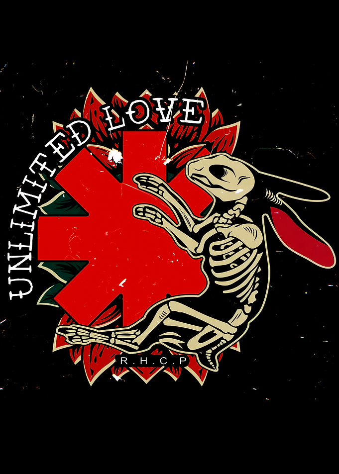 Red Hot Chili Peppers Unlimited Love Skeleton Rabbit