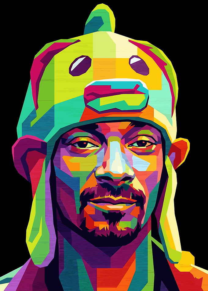 Snoop Dogg Pop Art Portrait