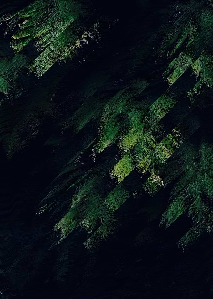 Abstract Green and Dark Background