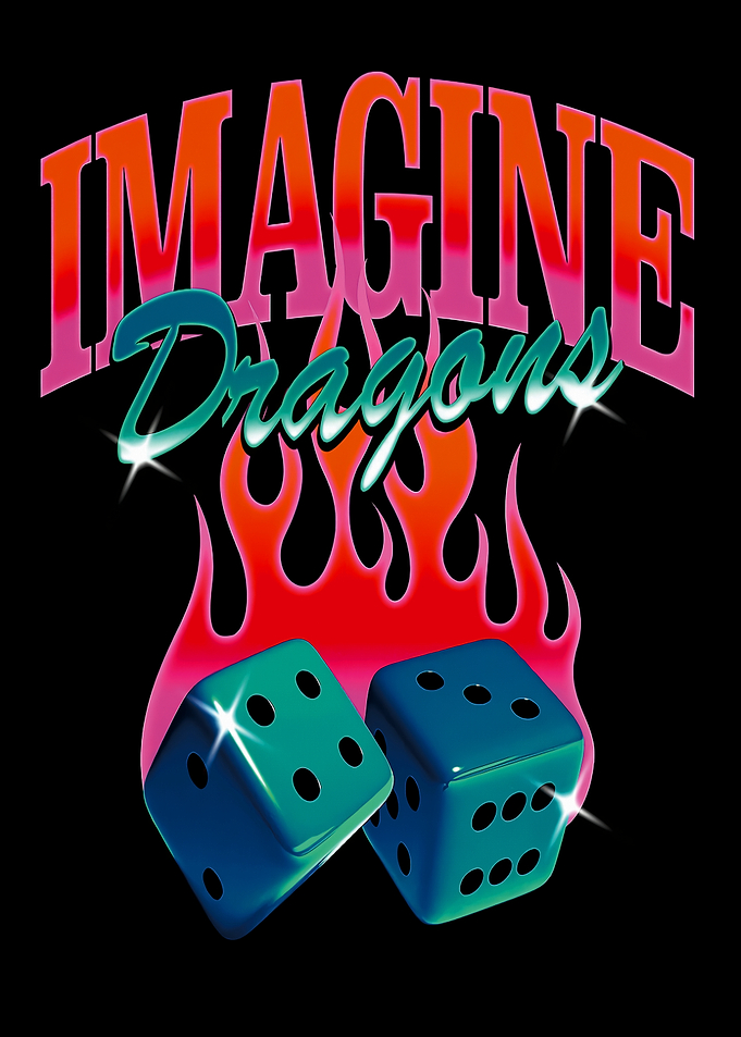 Imagine Dragons Dice and Flames