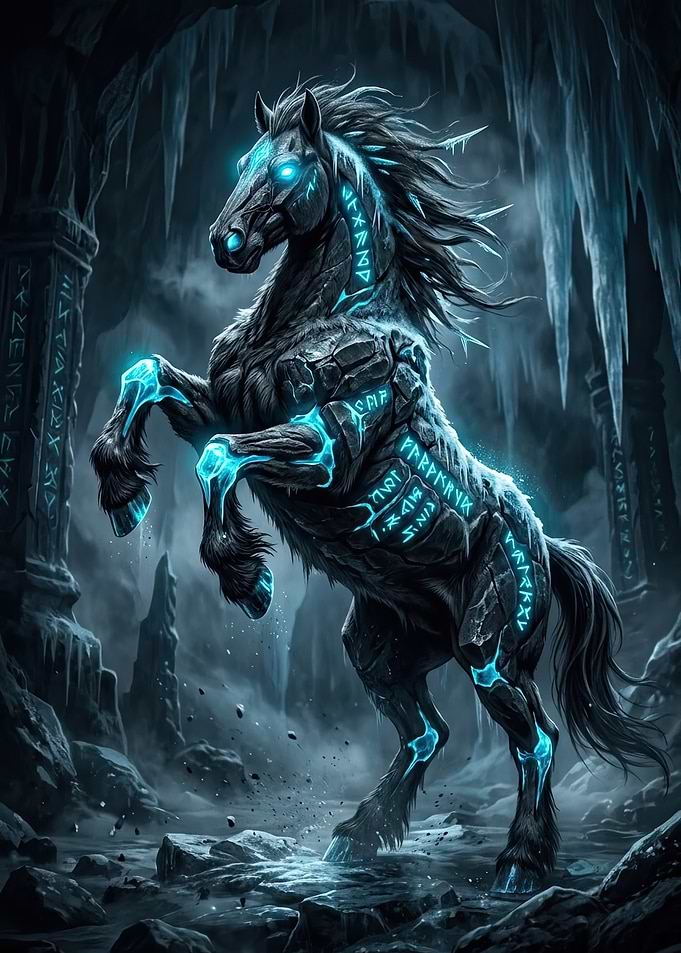 Majestic Runic Frost Stallion