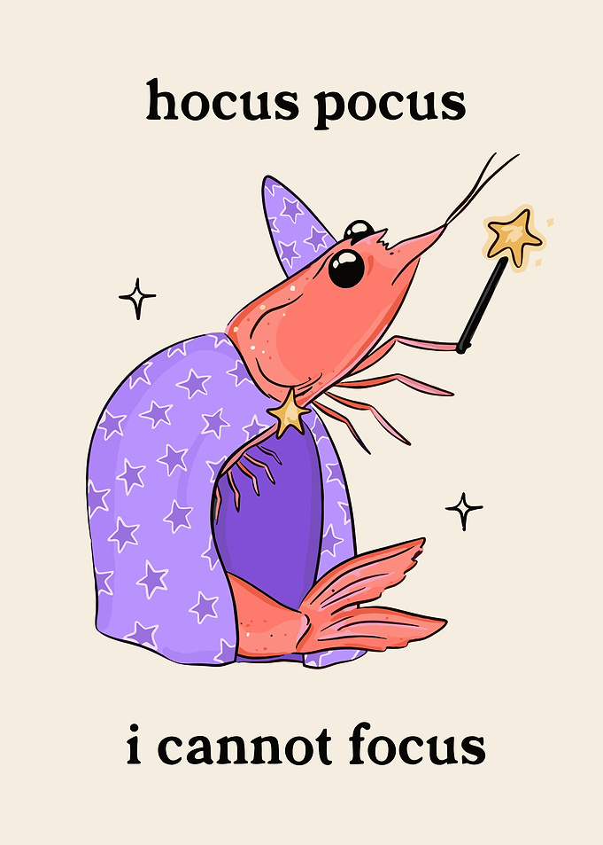 Wizard Shrimp with Magic Wand