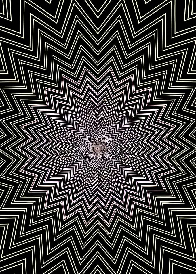 Psychedelic Starburst Pattern