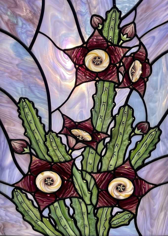 Huernia Succulents - Stained Glass