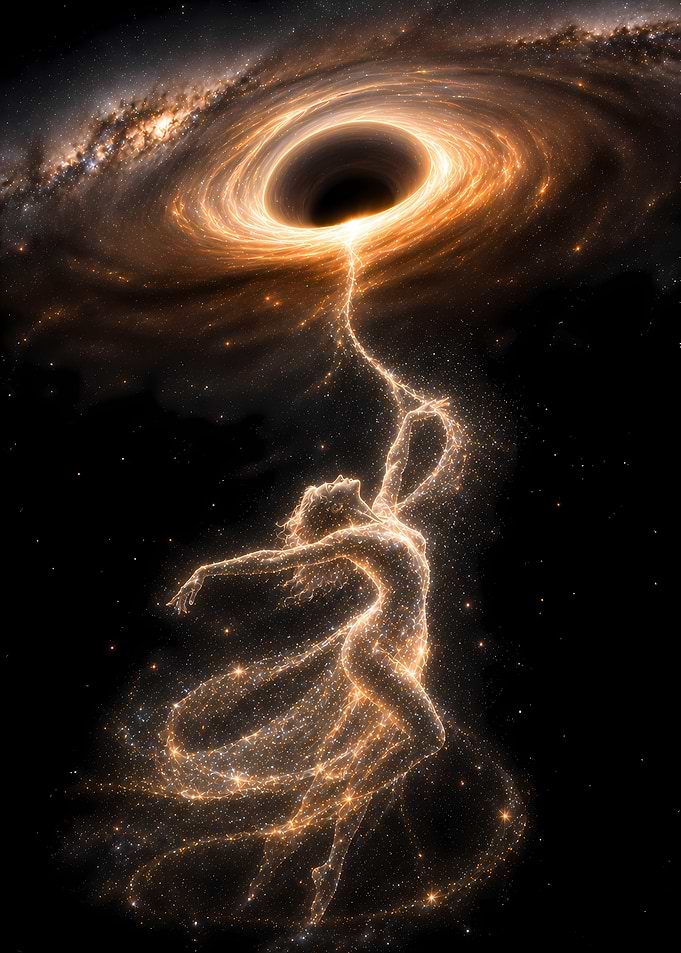 Cosmic Dancer and Black Hole