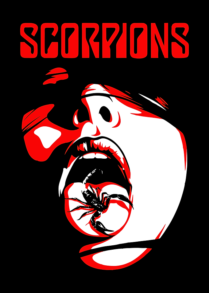 Scorpions Band Logo with Scorpion