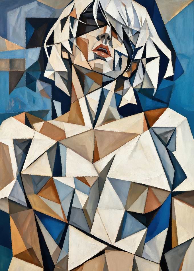 Cubist Portrait of a Woman