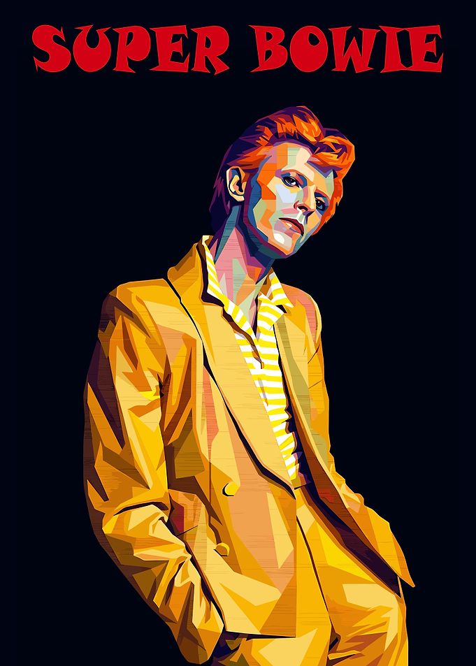 David Bowie Pop Art Portrait