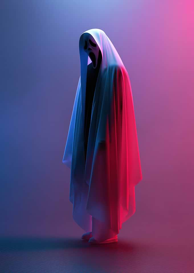 Ghostface in Neon Lights