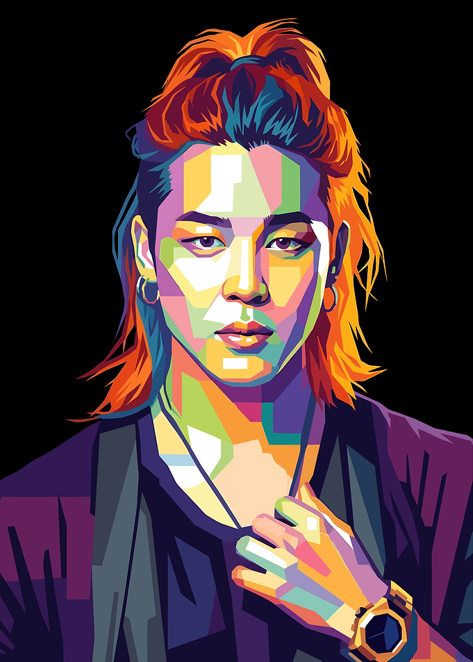 Jimin Pop Art Portrait