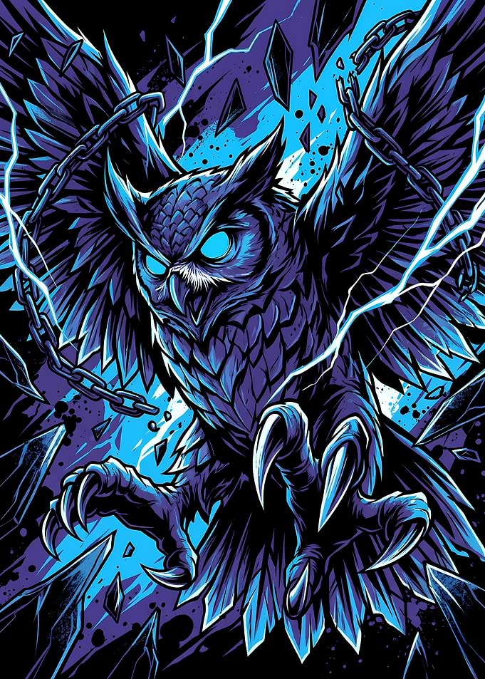 Unbound Predator in Electric Shadow