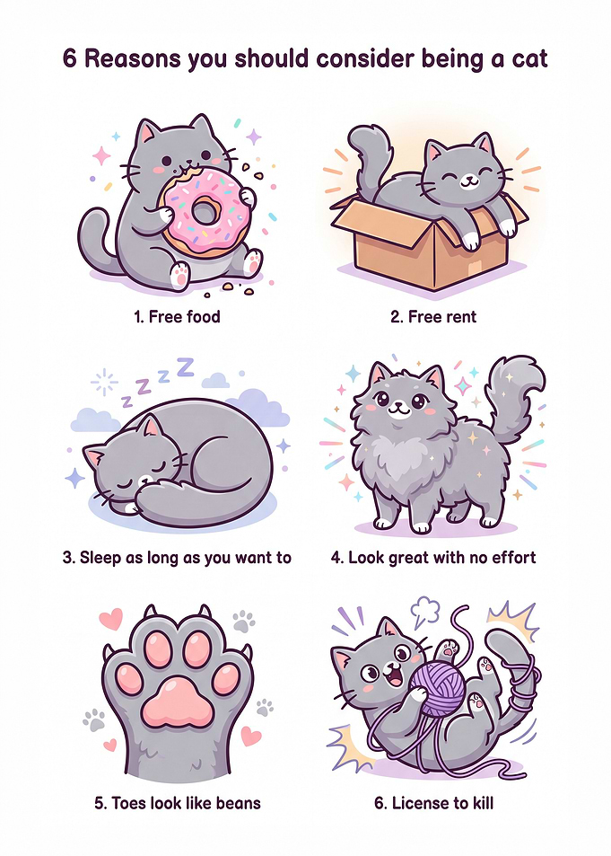 6 Reasons to Be a Cat