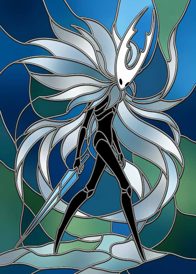 Hollow Knight Stained Glass
