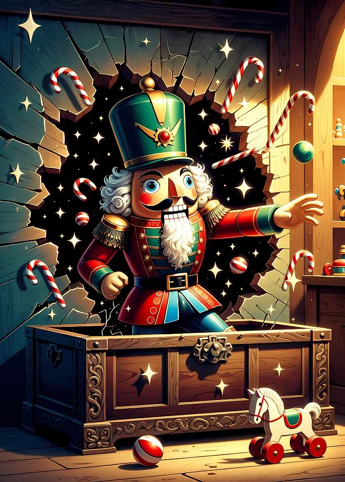Nutcracker Emerging from Chest