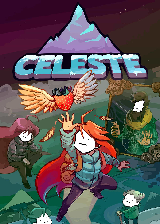 Celeste Video Game Cover Art
