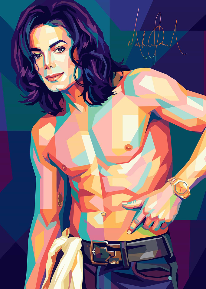 Michael Jackson Pop Art Portrait