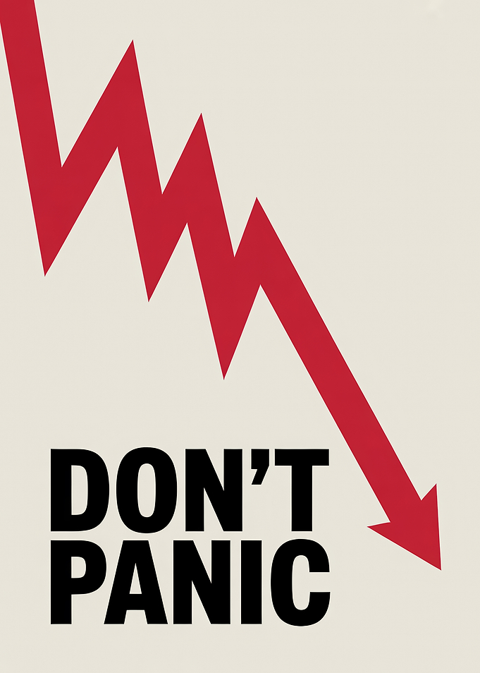 Don't Panic Falling Graph