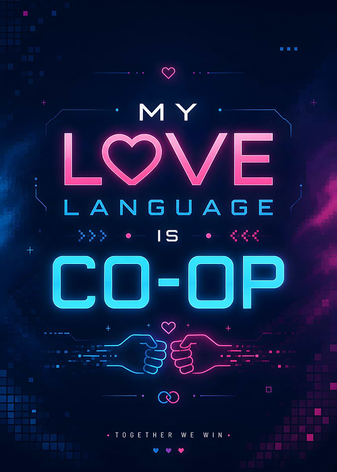 My Love Language is Co-Op Neon Gaming