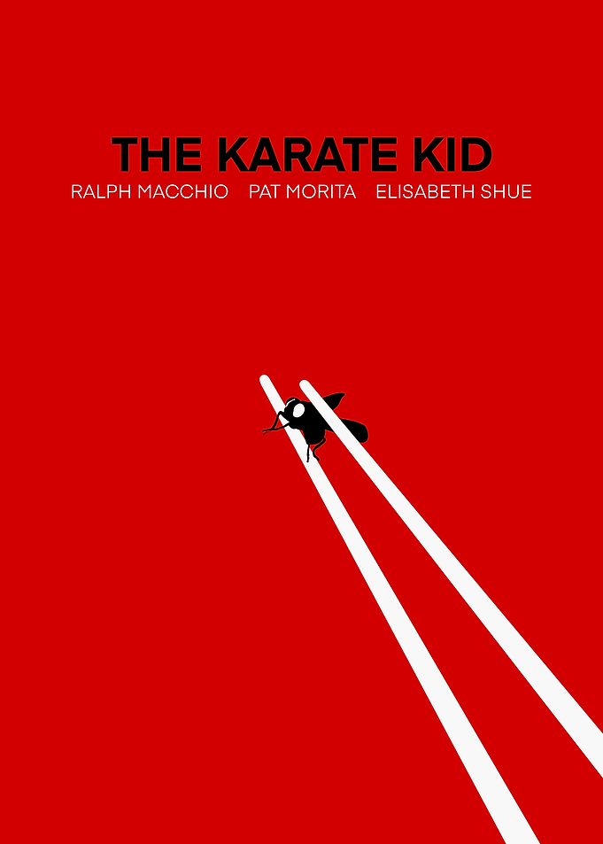 The Karate Kid Minimalist Poster