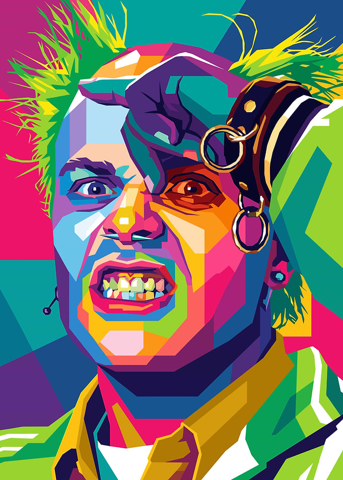 Punk Rocker Portrait