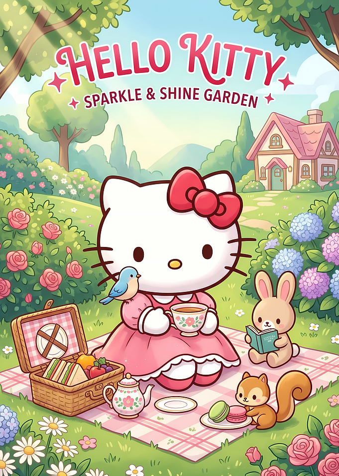 Hello Kitty Garden Picnic