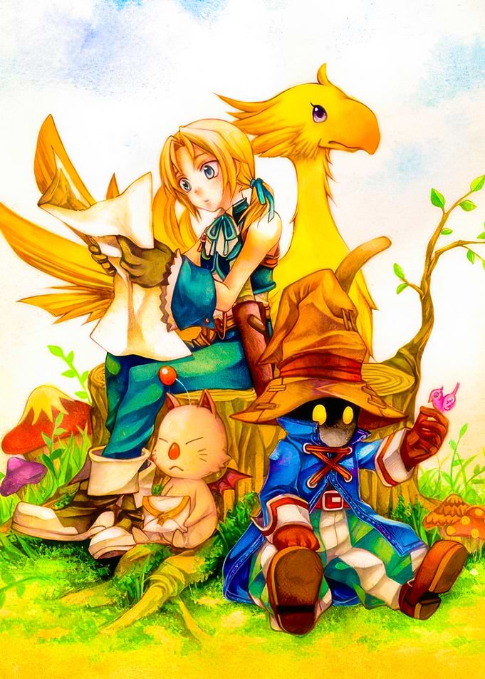 Final Fantasy IX Characters in Nature