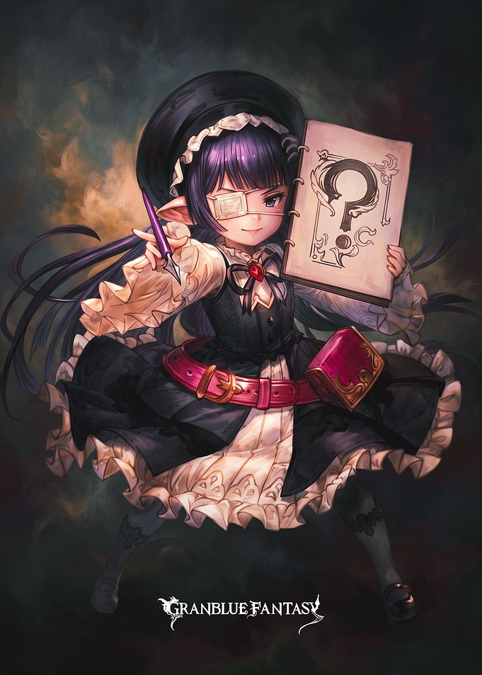 Granblue Fantasy Character with Sketchbook