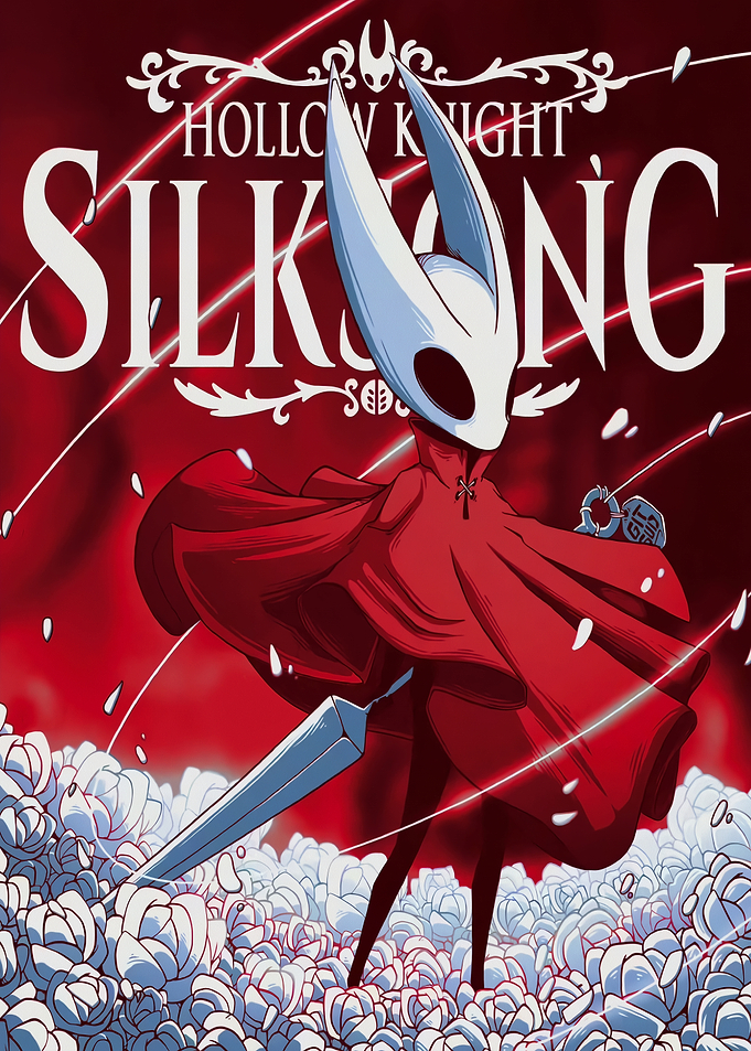 Hollow Knight Silksong Hornet Poster