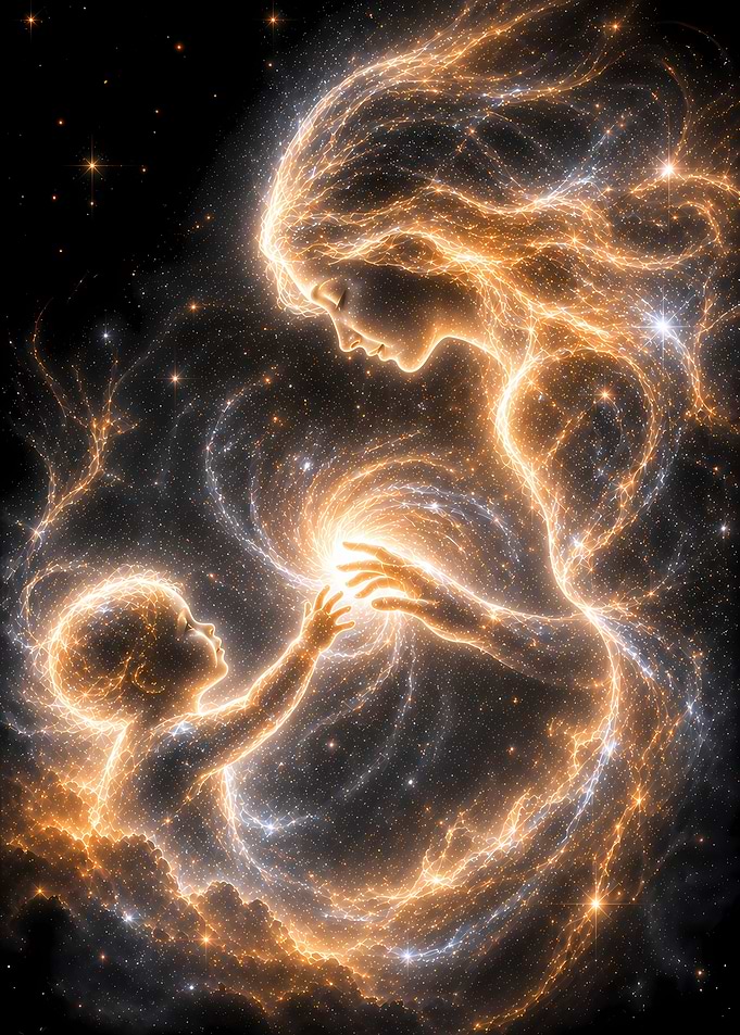 Cosmic Mother and Child