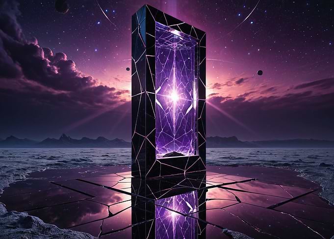 Sci-fi Portal in Cosmic Landscape