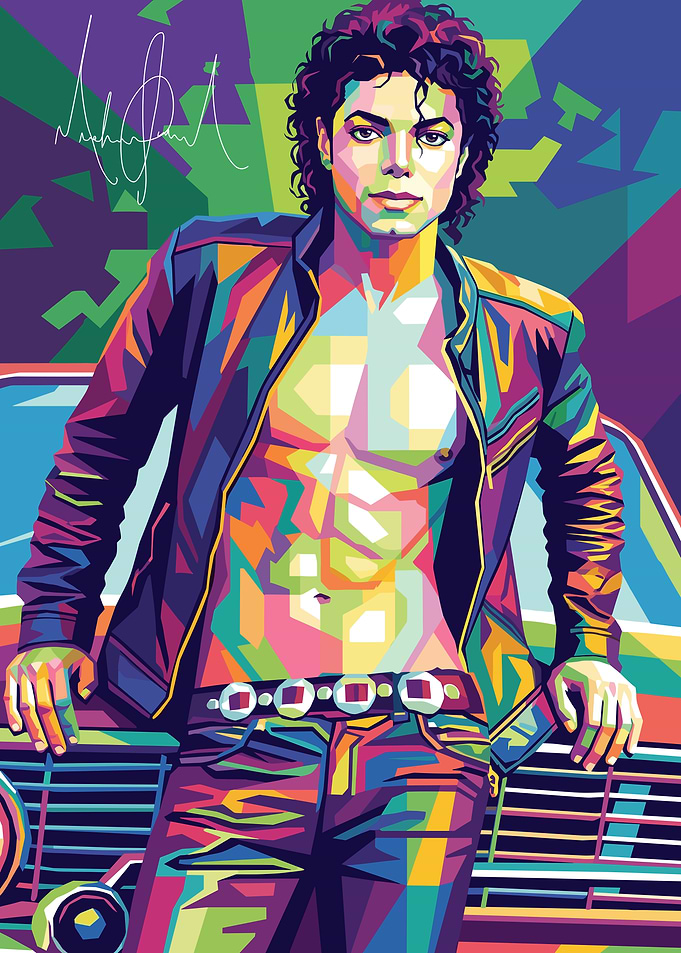 Michael Jackson Pop Art Portrait