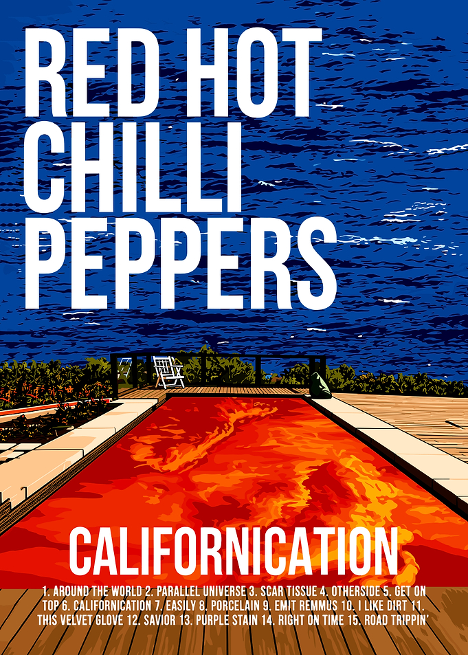 Red Hot Chili Peppers Californication Album Art