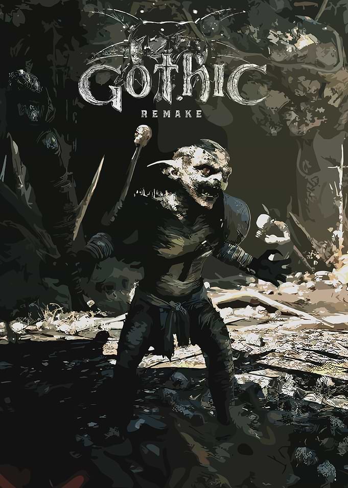 Gothic Remake Goblin Warrior Game Art