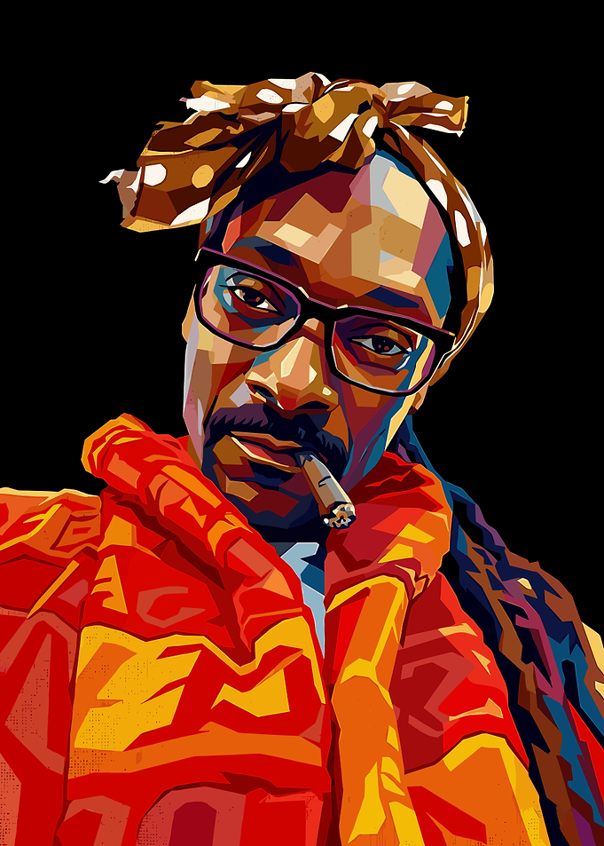 Snoop Dogg Pop Art Portrait
