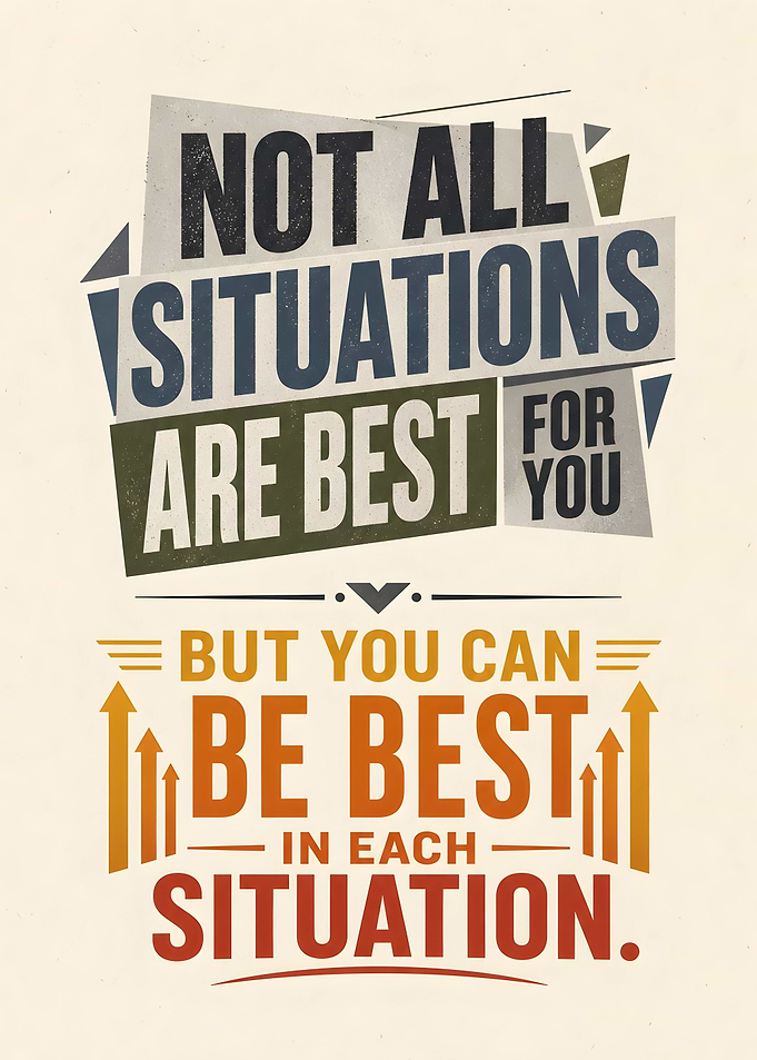 Not All Situations Are Best For You Quote