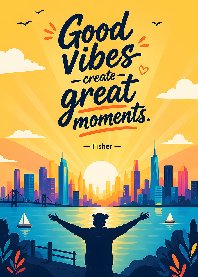 Good Vibes Create Great Moments
