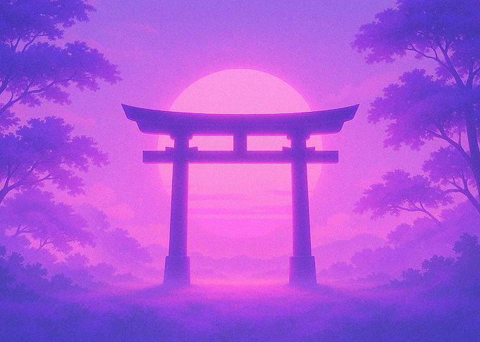Torii Gate at Sunset