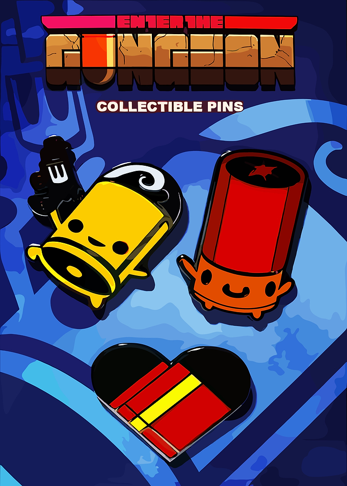 Enter the Gungeon Collectible Pins