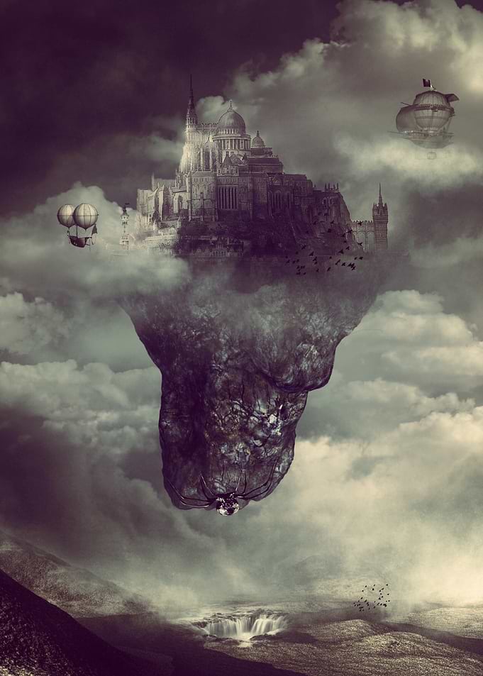 Floating Castle in the Clouds
