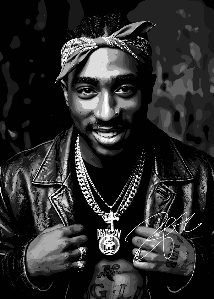 Tupac Shakur Portrait