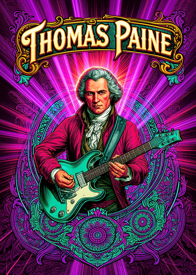 Thomas Paine Playing Guitar