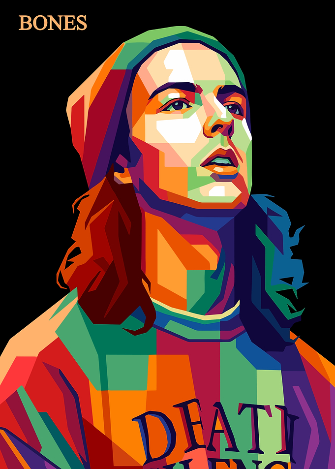 Bones Pop Art Portrait