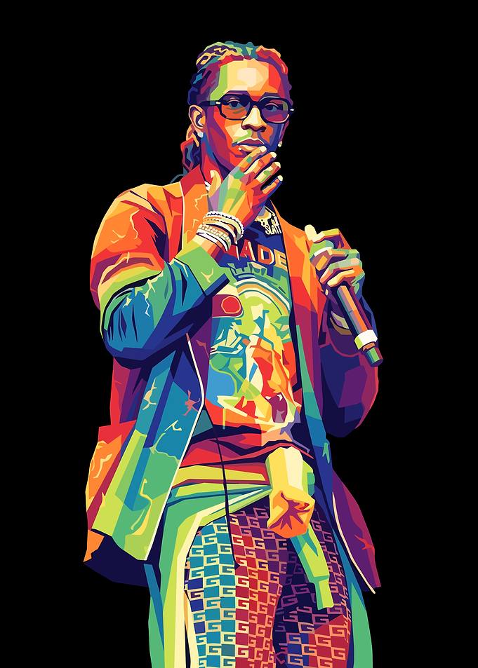 Young Thug Pop Art Portrait