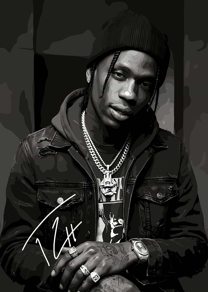 Travis Scott Portrait