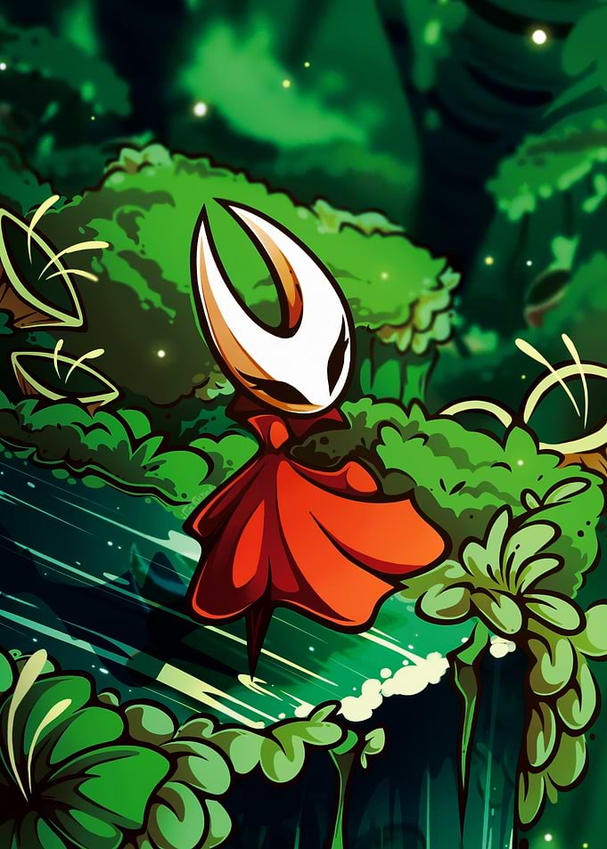 Hornet in a Lush Forest