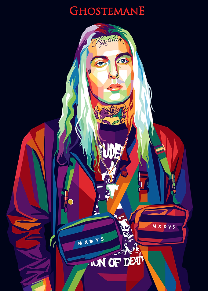 Ghostemane Pop Art Portrait